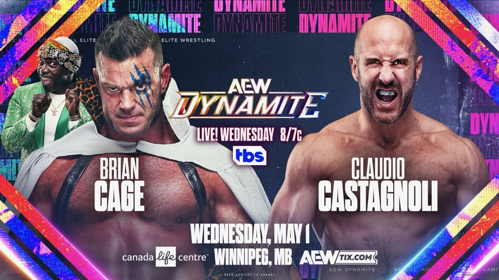 Смотреть онлайн AEW Dynamite 01.05.2024 (Русская озвучка 545TV)