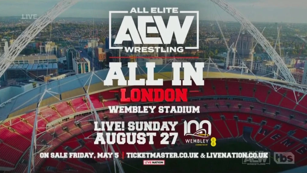 AEW All In готовится к шоу на 74 000 зрителей на лондонском стадионе Уэмбли