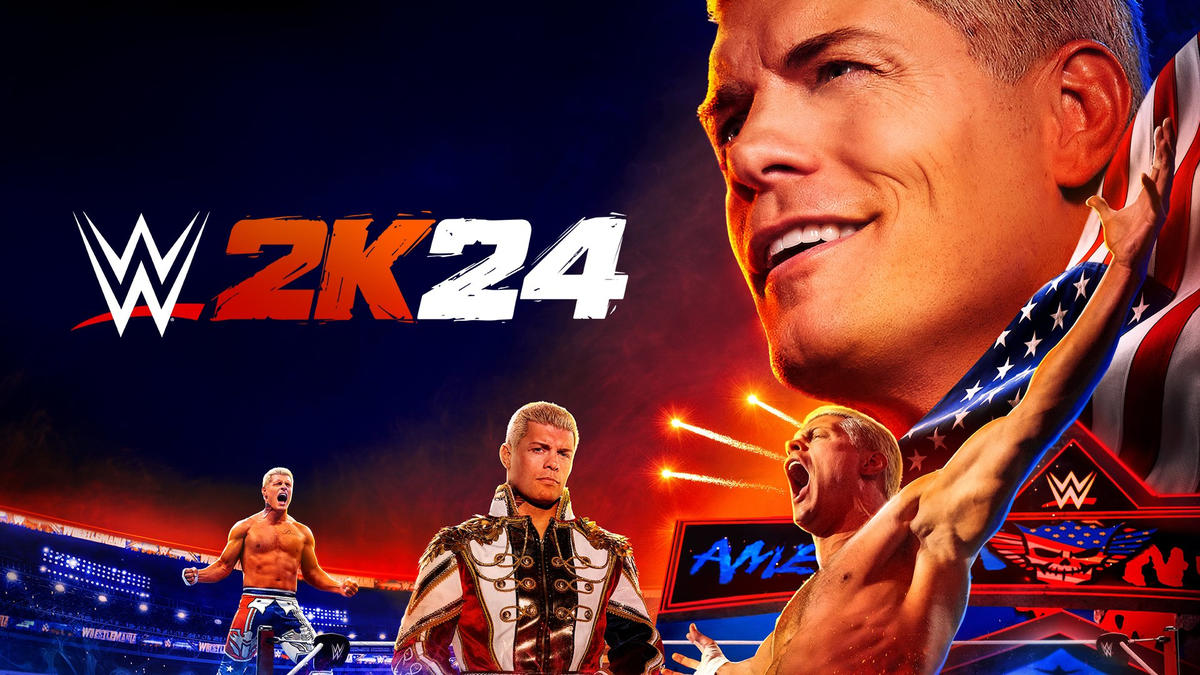 WWE 2K24 и суперзвездами обложки Коди Роудсом, Бьянкой Белэр и Реей Рипли