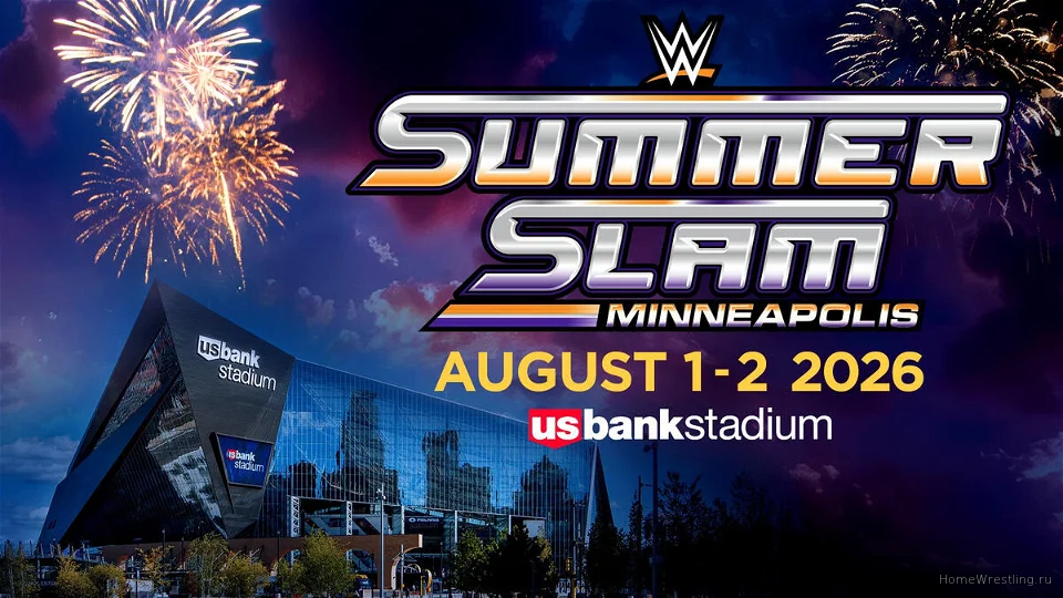 Анонсирован двухдневный WWE SummerSlam в Миннеаполисе в 2026 году