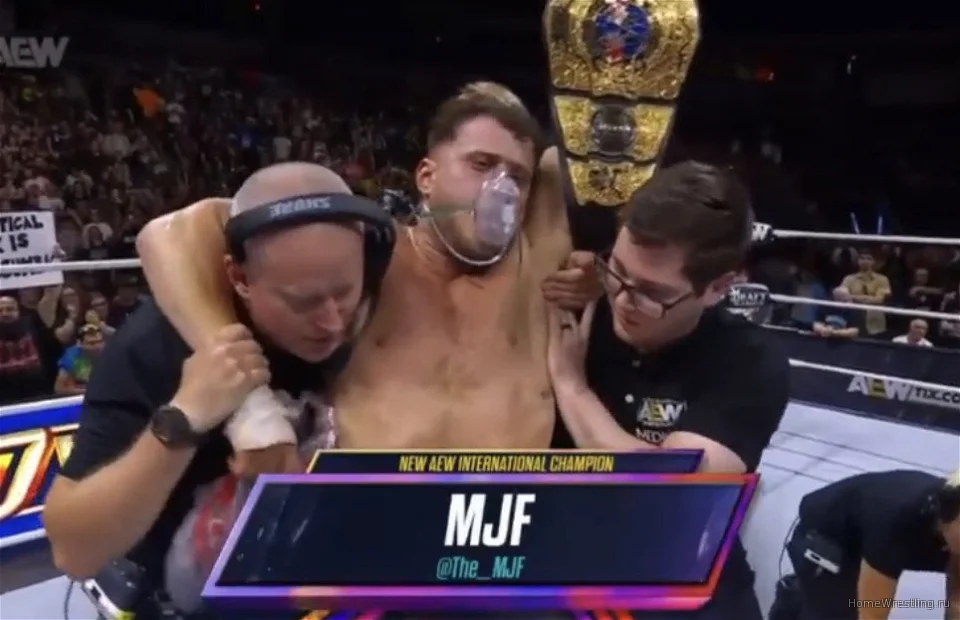 MJF - новый международный чемпион AEW.