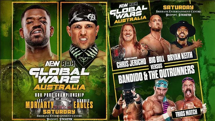 Анонсированы матчи AEW-ROH Global Wars в Австралии