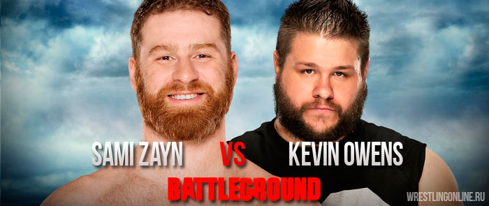 Sami Zayn vs. Kevin Owens [Battleground 2016]