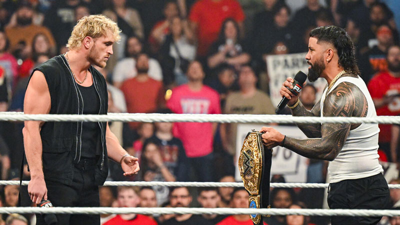 Логан Пол хочет матч за Мировой пояс WWE против Джея Усо
