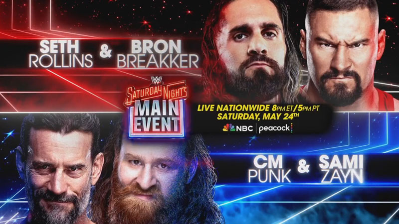 Новый матч анонсирован на Saturday Night's Main Event 24 мая