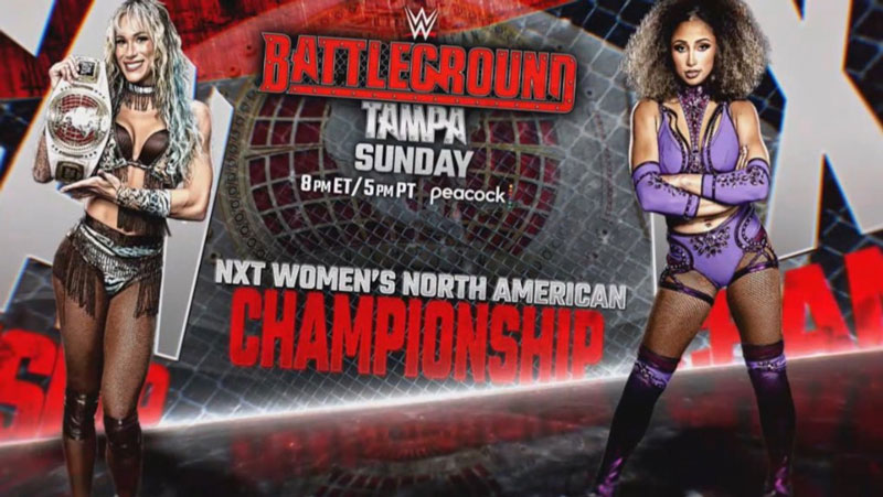 Новые матчи добавлены на WWE NXT BattleGround 2025