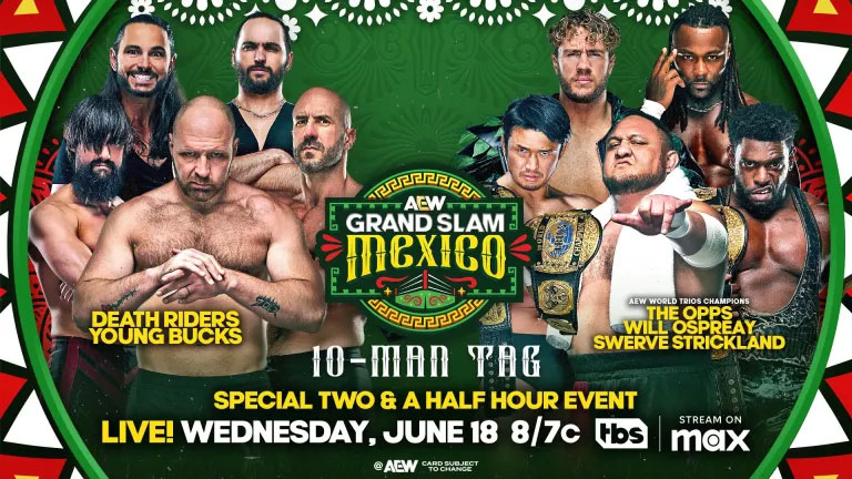 Объявлен состав участников AEW Grand Slam Mexico