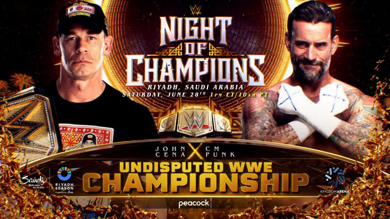 Назначен матч Джон Сина против СМ Панка на WWE Night of Champions 2025