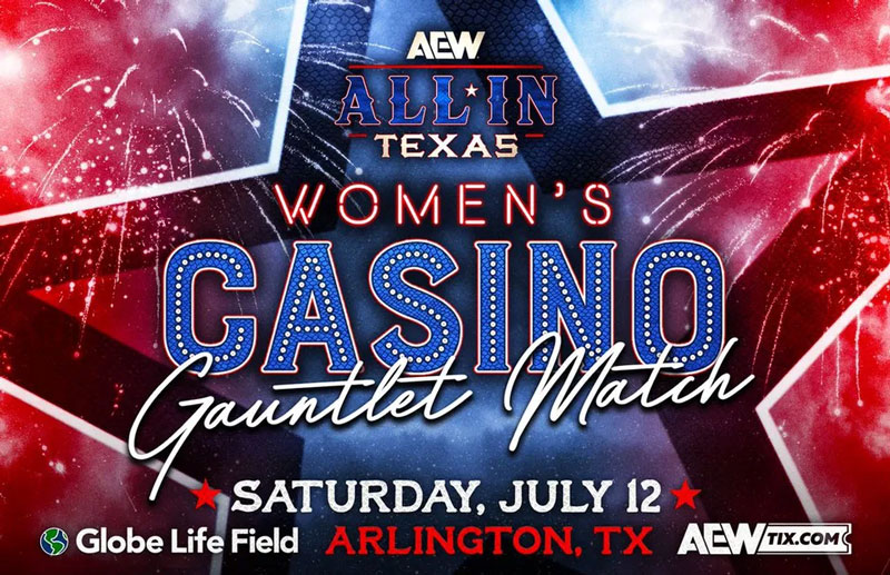 На AEW All In Texas пройдет сразу два матча Casino Gauntlet