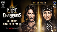 Рея Рипли против Ракель Родригес в матче "Уличная драка" на WWE Night
