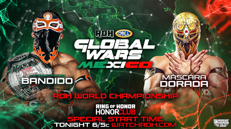 Результаты ROH x CMLL Global Wars Mexico 26.06.2025