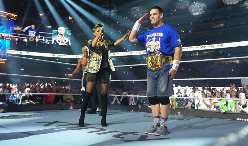 WWE не могут решить, какой будет результат в матче между Джоном Синой и Броком Леснаром