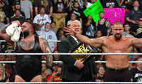 Бронсон Рид украл кроссовки Романа Рейнса на WWE RAW 28.07.2025