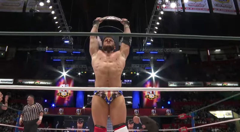 MJF выиграл свой первый титул в CMLL, победив Аверно