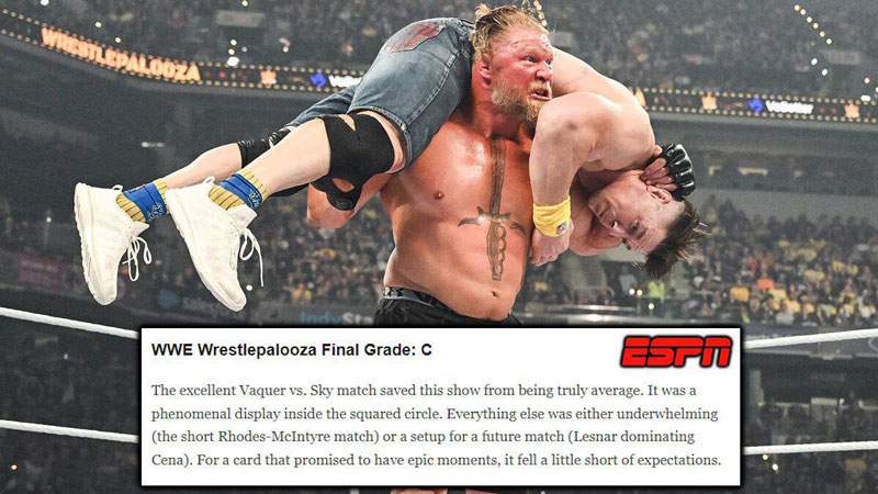 ESPN оценил WWE Wrestlepalooza 2025 на 
