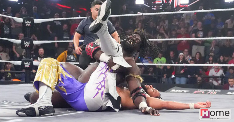 Оба Феми оставил чемпионский титул NXT в ринге после защиты титула