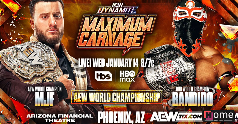 Анонсы к AEW Dynamite 14.01.2026