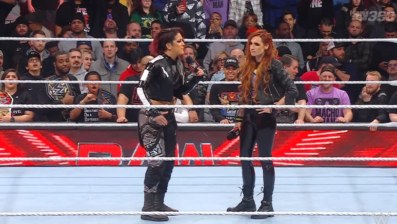Becky Lynch and Bayley Come Face To Face