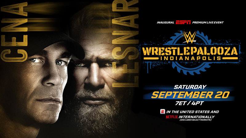 Джон Сина против Брока Леснара - WWE Wrestlepalooza 2025