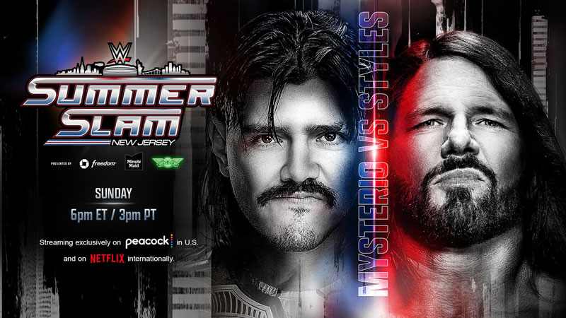 Доминик Мистерио (ч) vs Эй Джей Стайлз - SummerSlam 2025