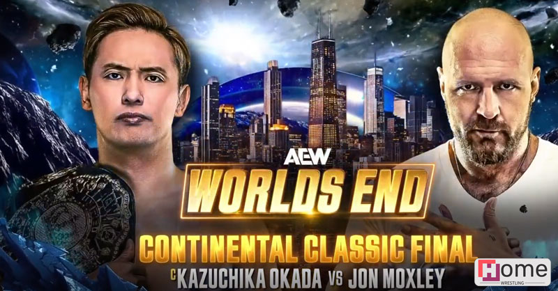 Казучика Окада против Джона Моксли - AEW Worlds End 2025